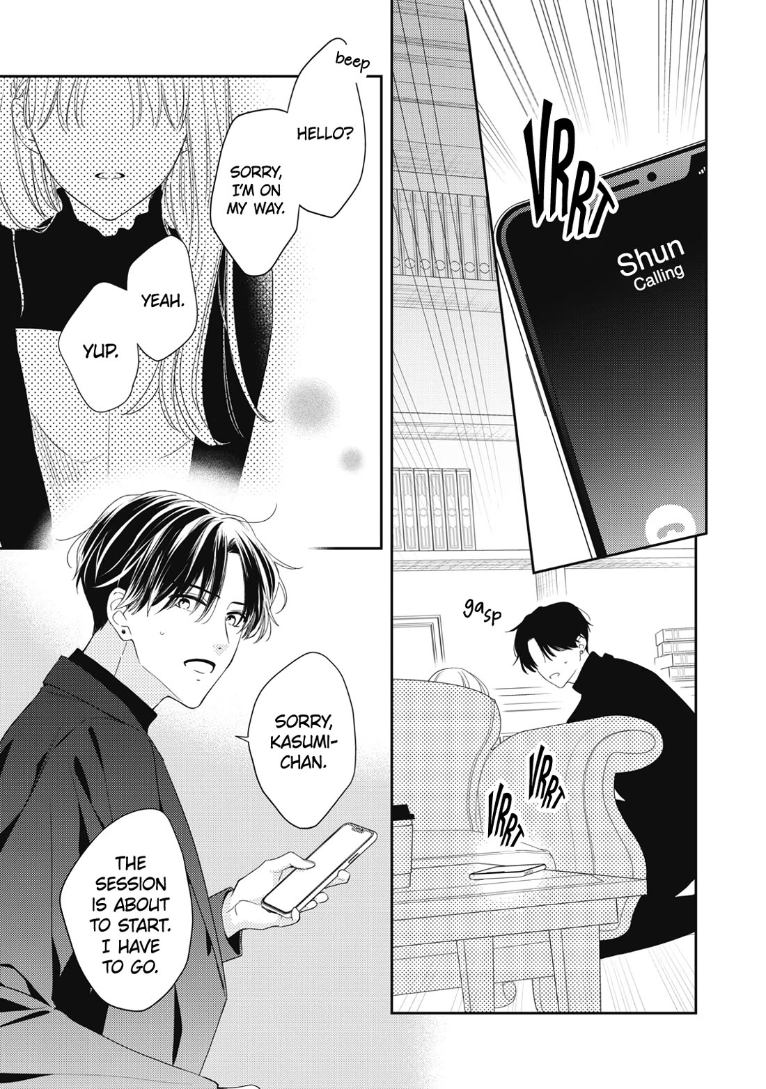 Hana to Kuchizuke chapter 34 page 38