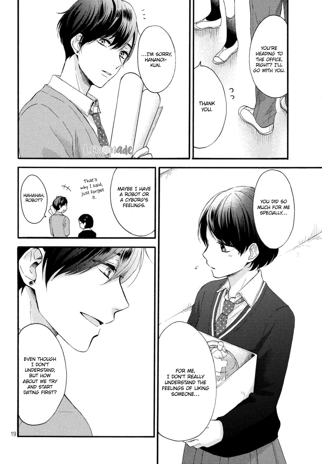 Hananoi-kun to Koi no Yamai chapter 1 page 19