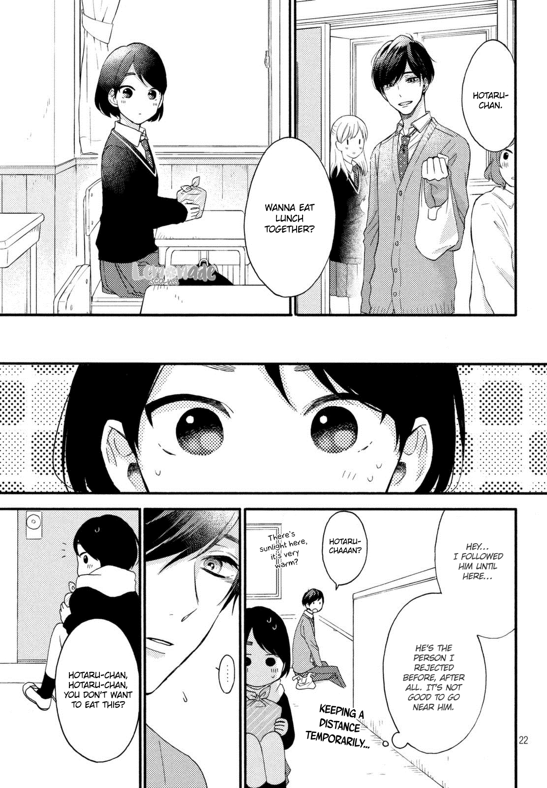 Hananoi-kun to Koi no Yamai chapter 1 page 22