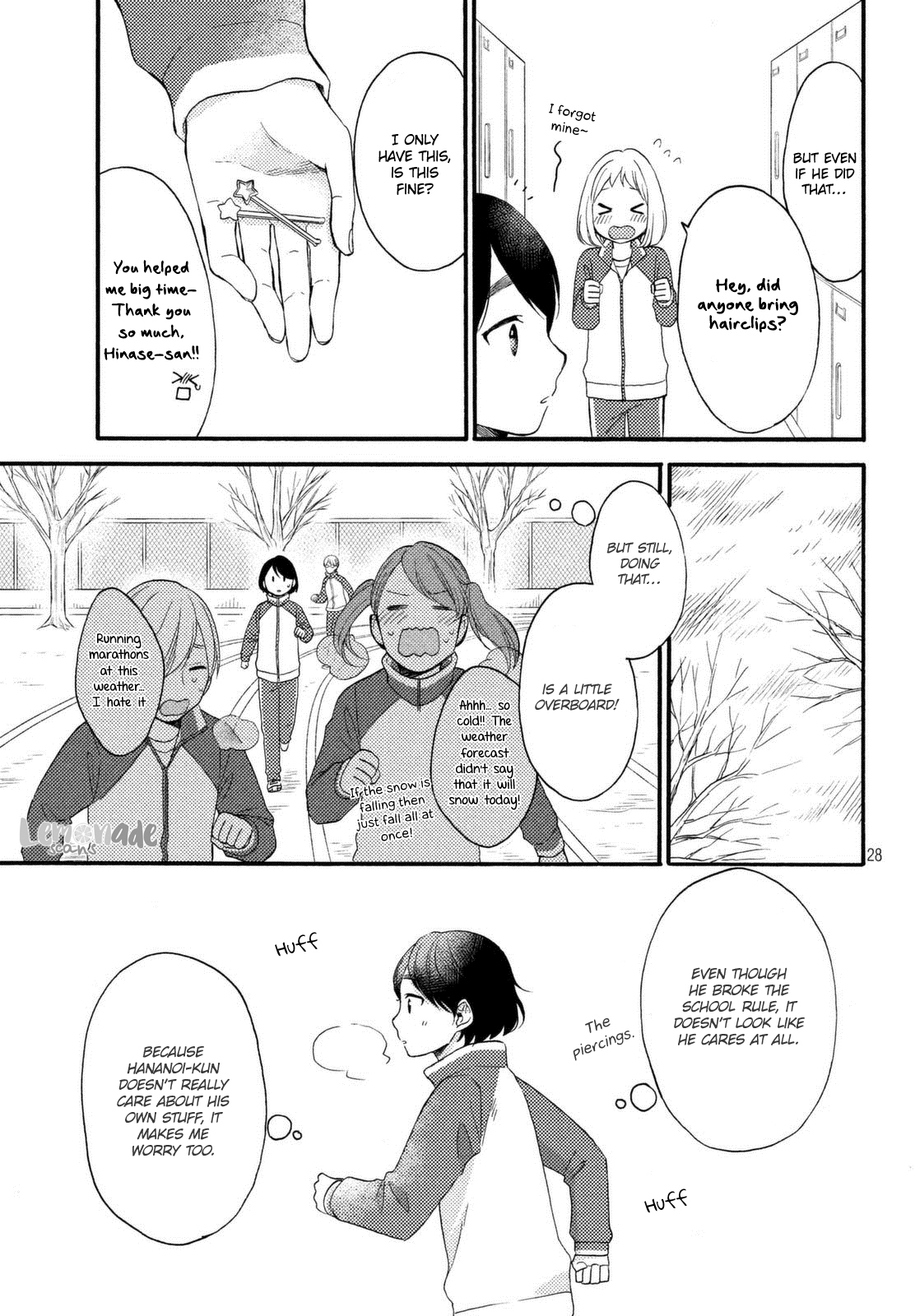 Hananoi-kun to Koi no Yamai chapter 1 page 28