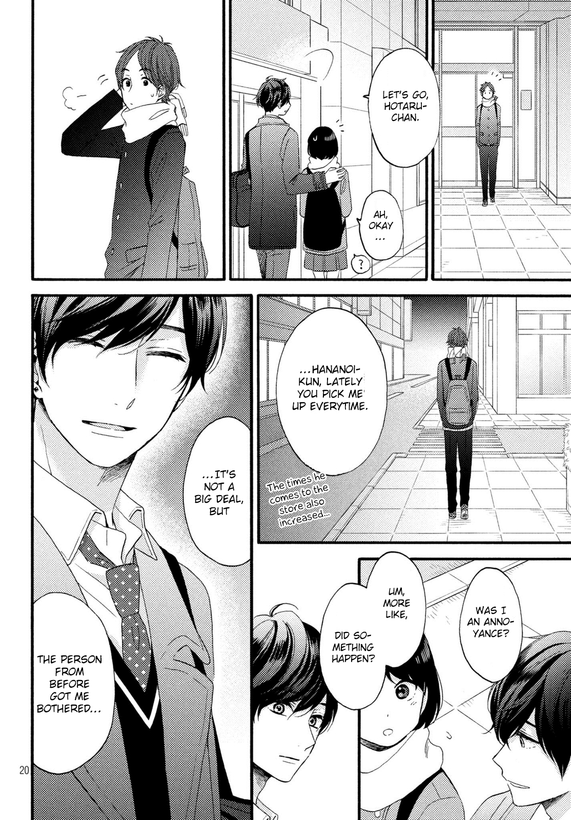 Hananoi-kun to Koi no Yamai chapter 10 page 21