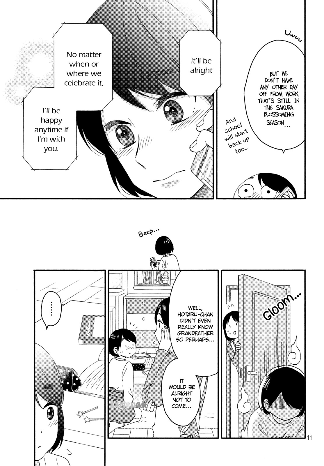 Hananoi-kun to Koi no Yamai chapter 16 page 13