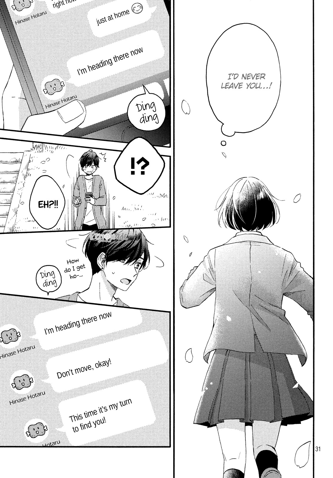 Hananoi-kun to Koi no Yamai chapter 16 page 33