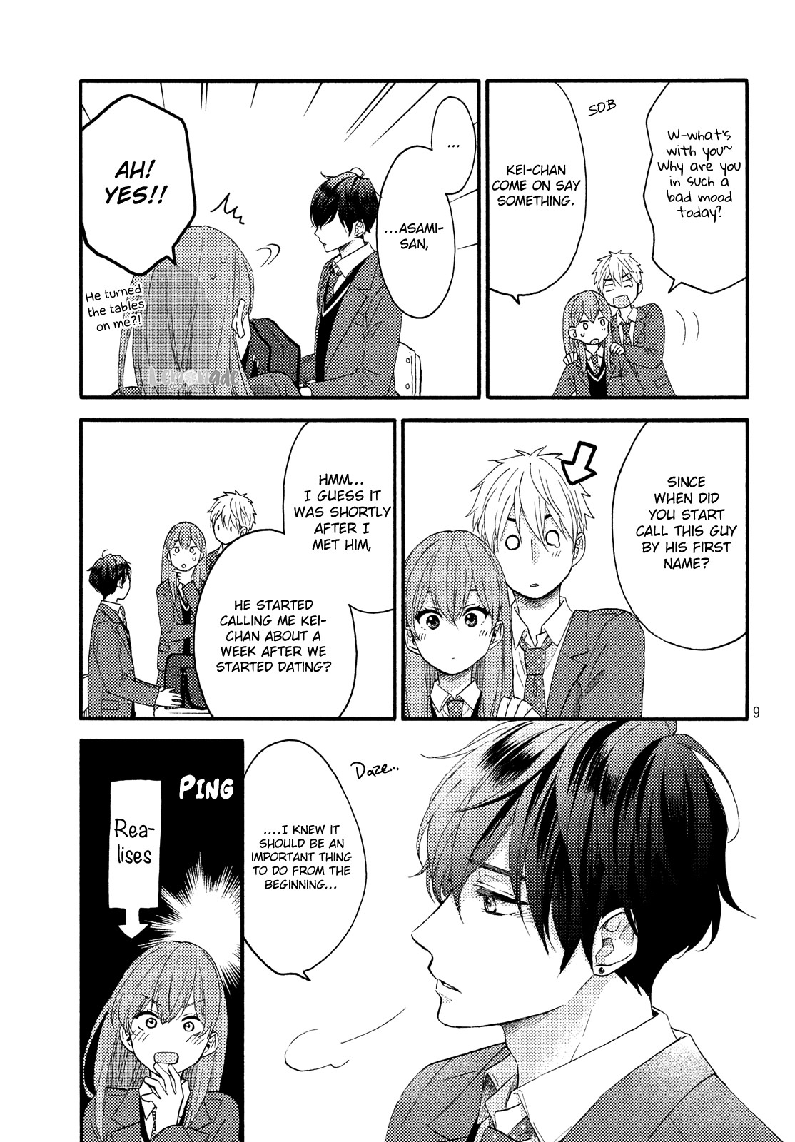 Hananoi-kun to Koi no Yamai chapter 17 page 10