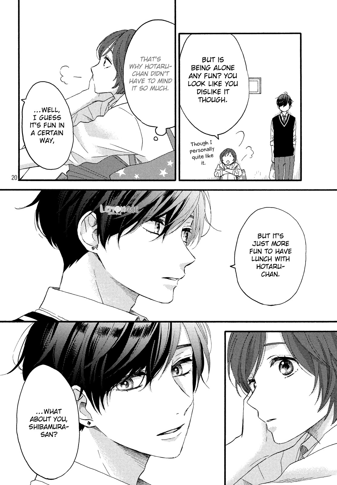 Hananoi-kun to Koi no Yamai chapter 17 page 21