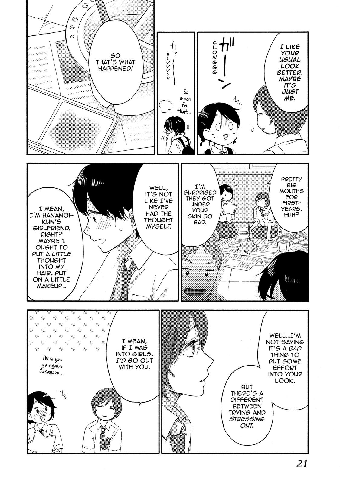 Hananoi-kun to Koi no Yamai chapter 25 page 22