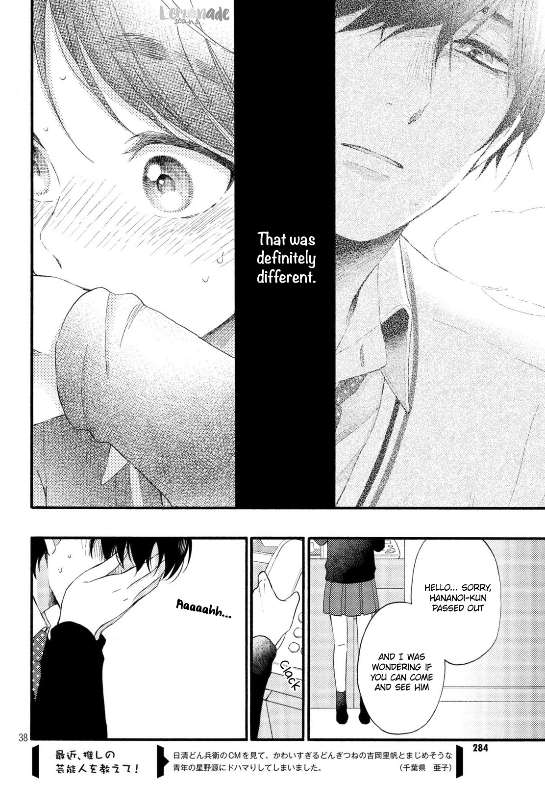 Hananoi-kun to Koi no Yamai chapter 3 page 39