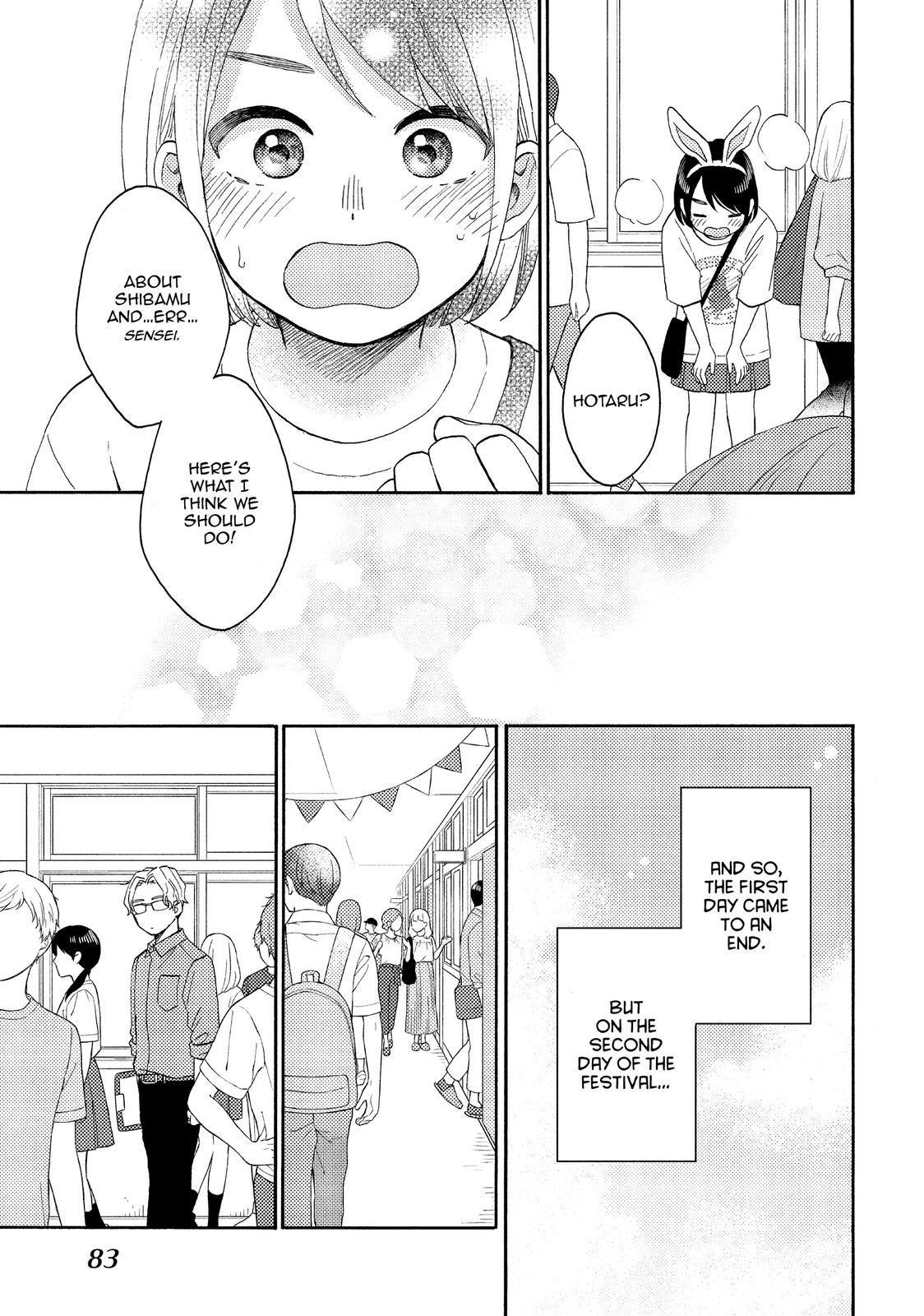 Hananoi-kun to Koi no Yamai chapter 34 page 39