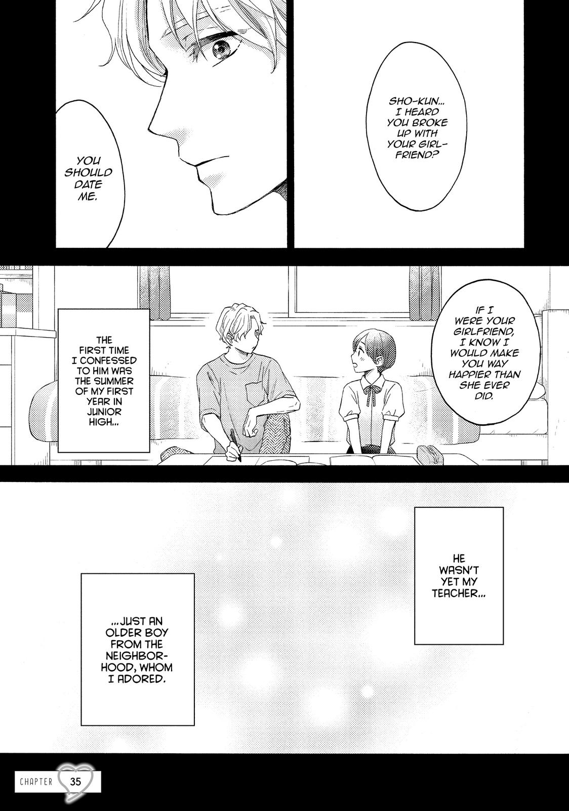 Hananoi-kun to Koi no Yamai chapter 35 page 1