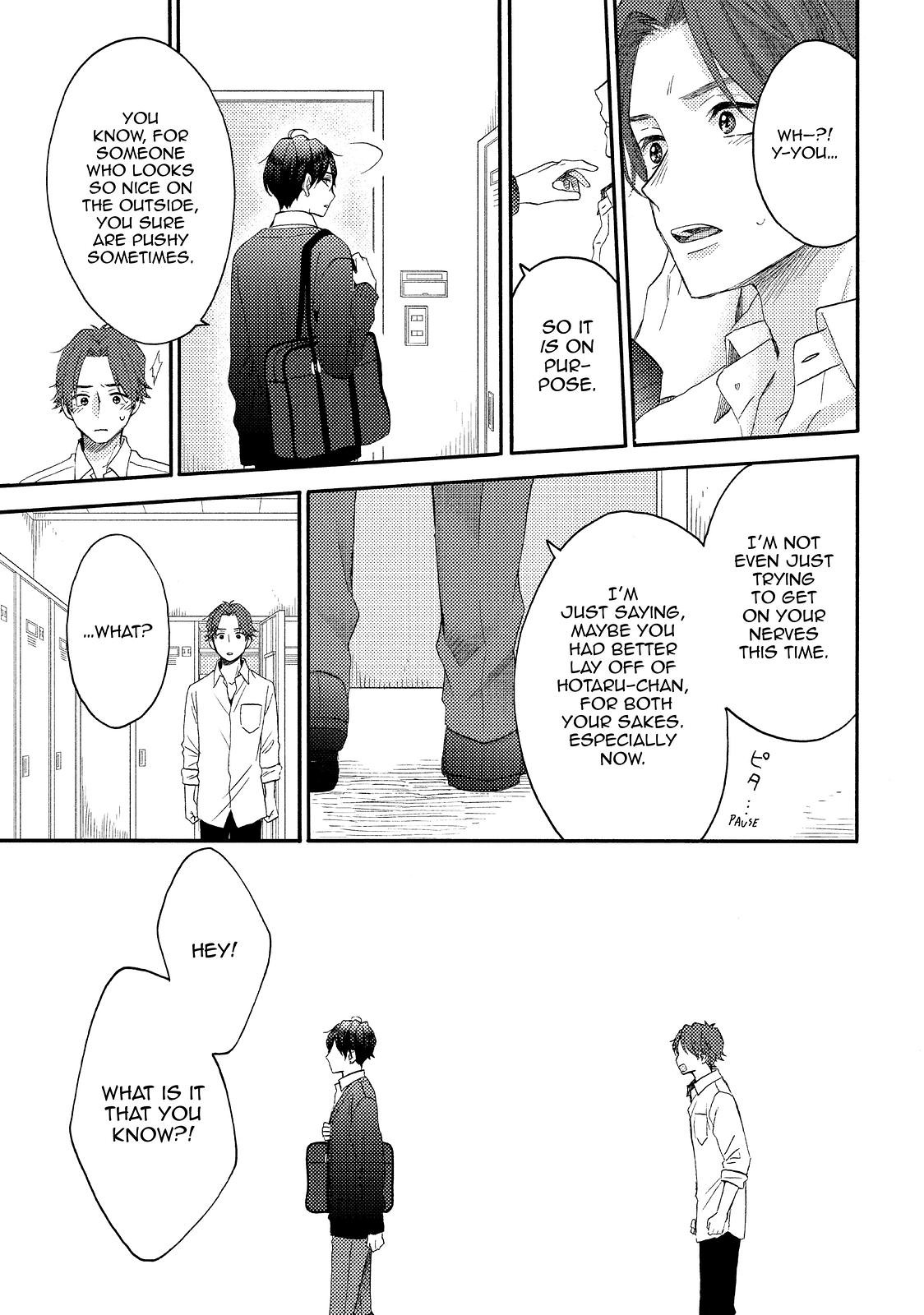 Hananoi-kun to Koi no Yamai chapter 38 page 21