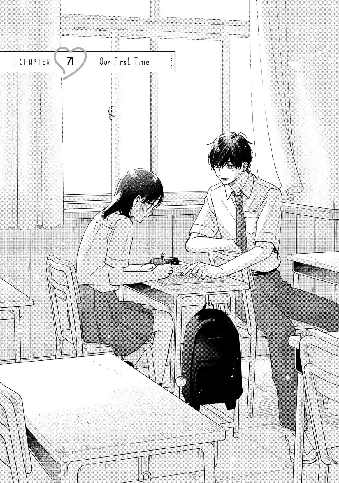 Hananoi-kun to Koi no Yamai chapter 71 page 1