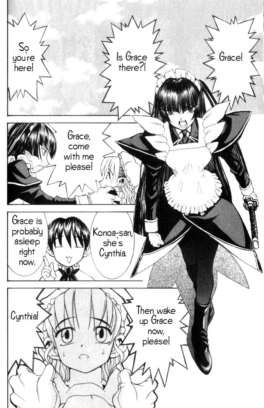 Hanaukyo Maid Tai chapter 8 page 17