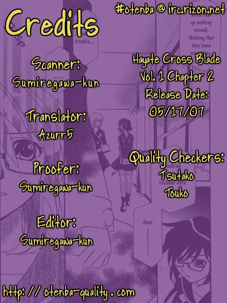 Hayate x Blade chapter 2 page 2