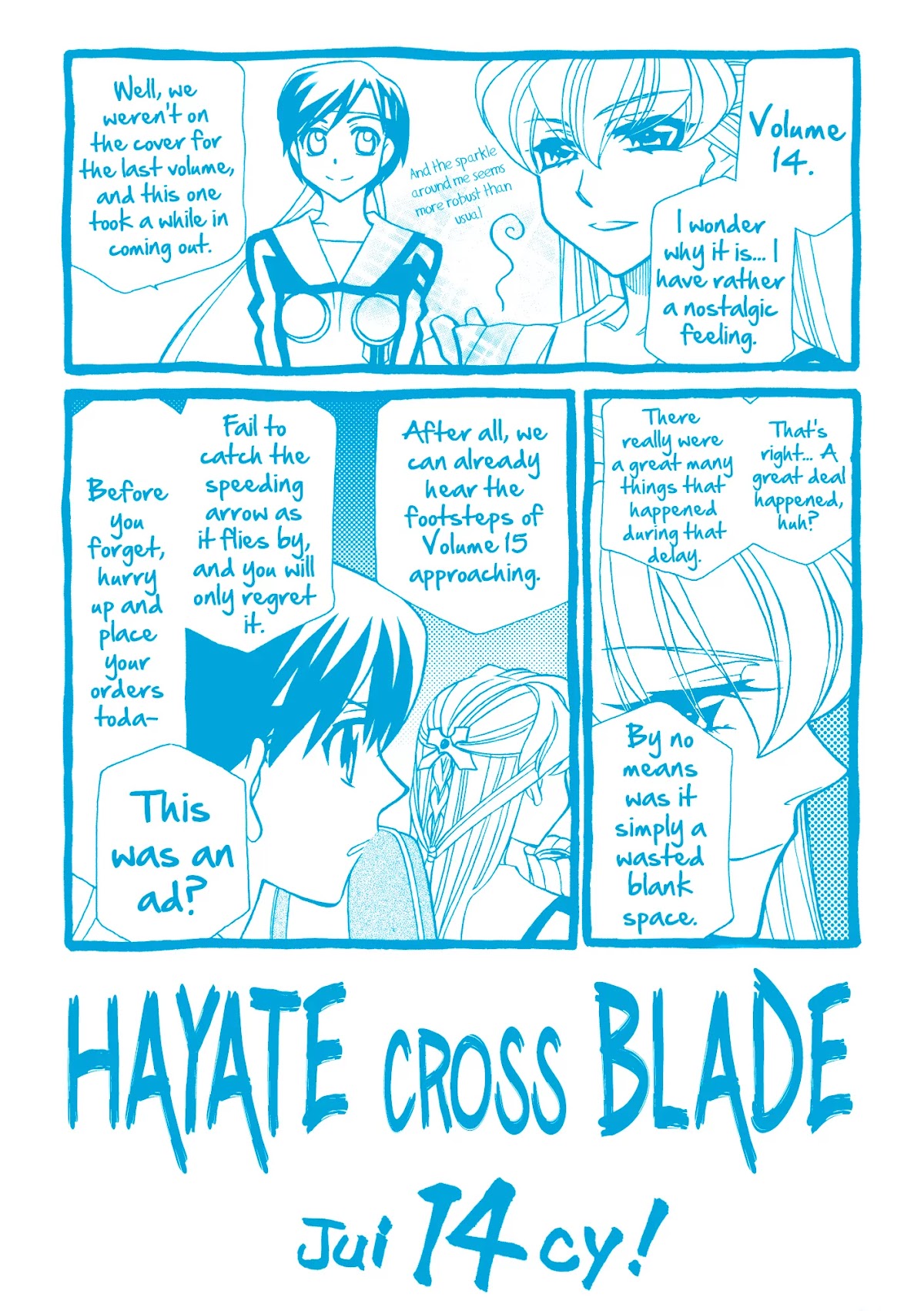 Hayate x Blade chapter 77 page 3