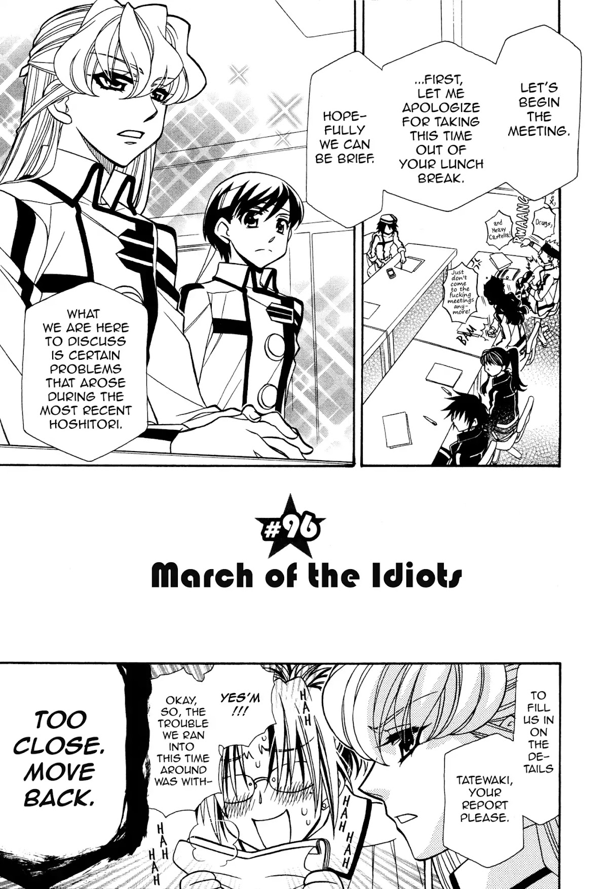 Hayate x Blade chapter 96 page 1