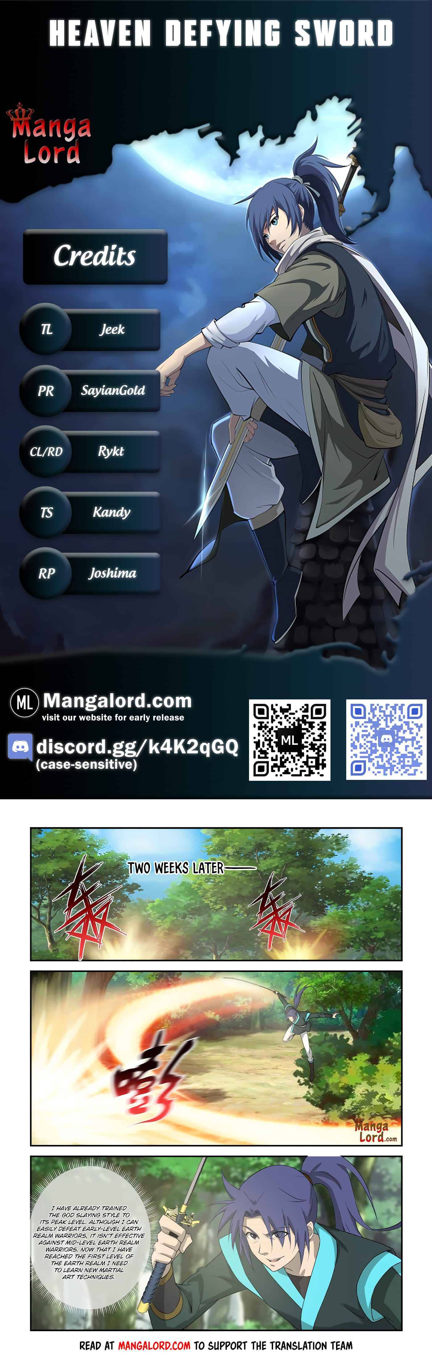 Heaven Defying Sword chapter 309 page 1