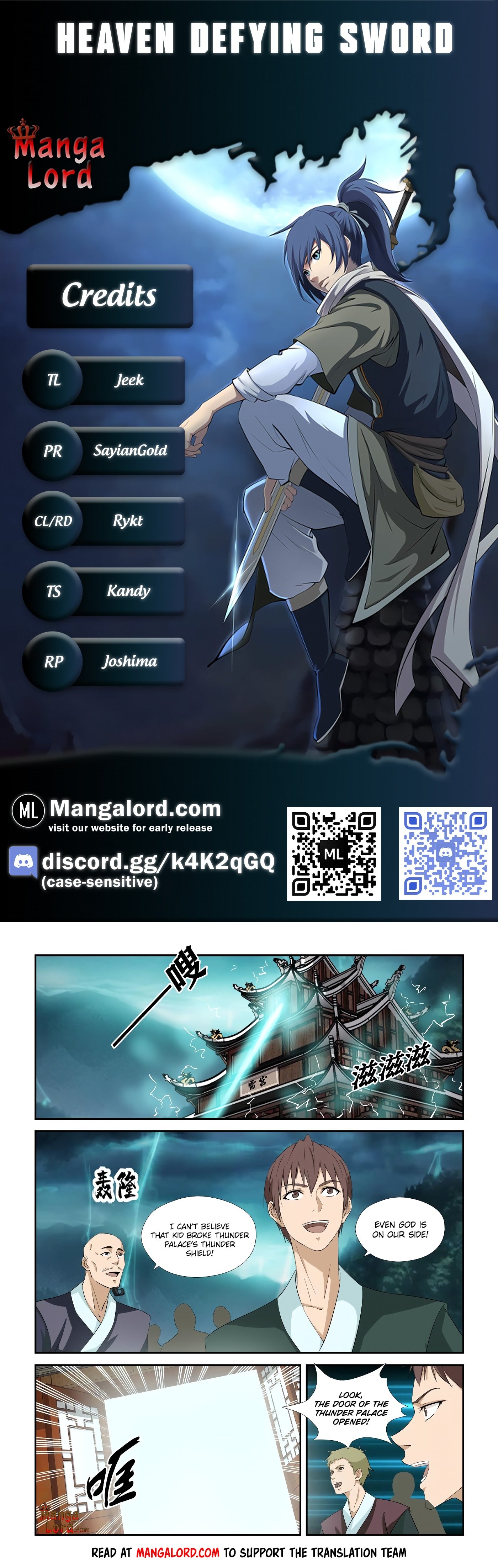 Heaven Defying Sword chapter 316 page 1