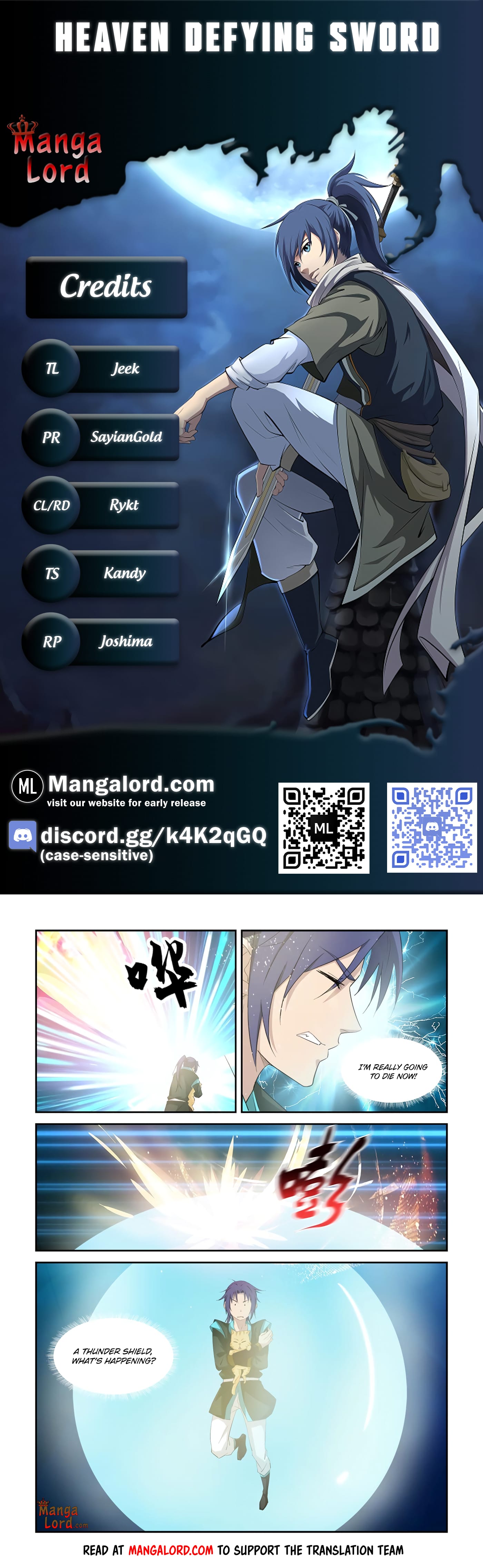 Heaven Defying Sword chapter 319 page 1