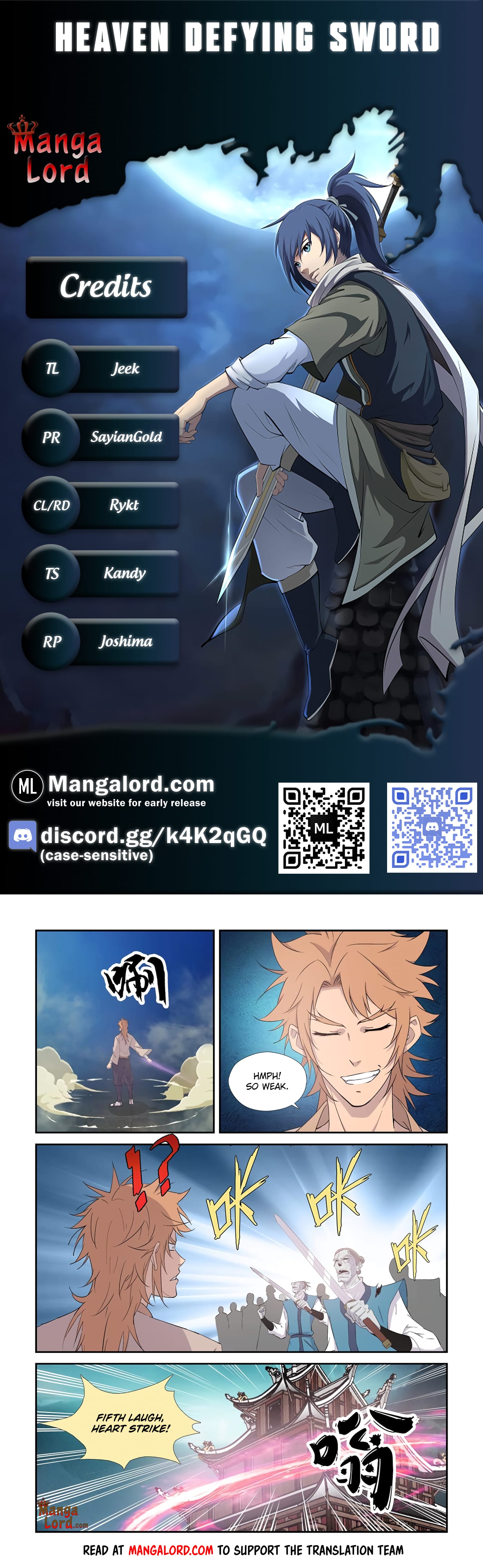 Heaven Defying Sword chapter 320 page 1