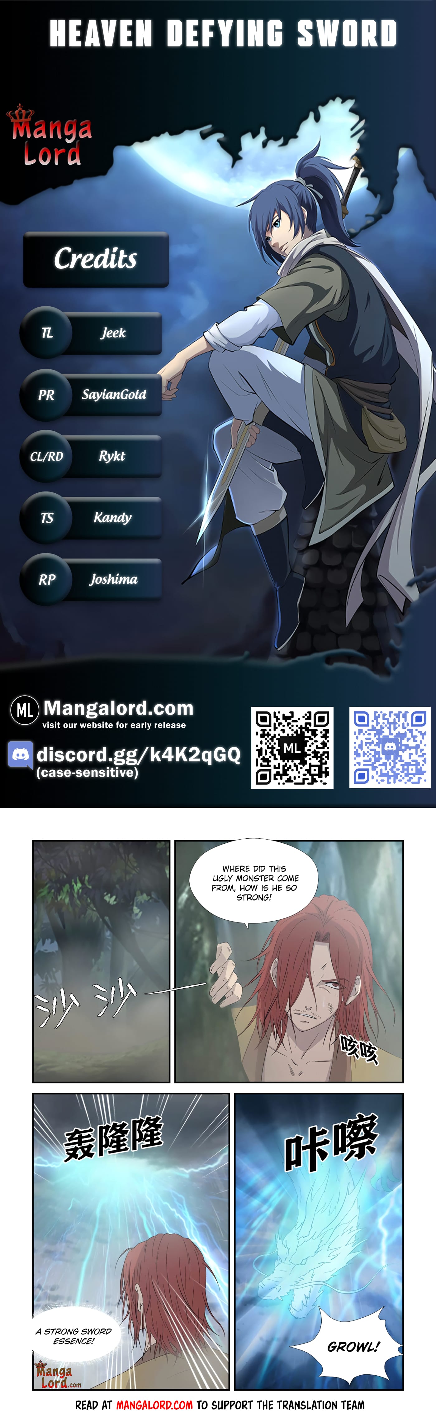 Heaven Defying Sword chapter 327 page 1