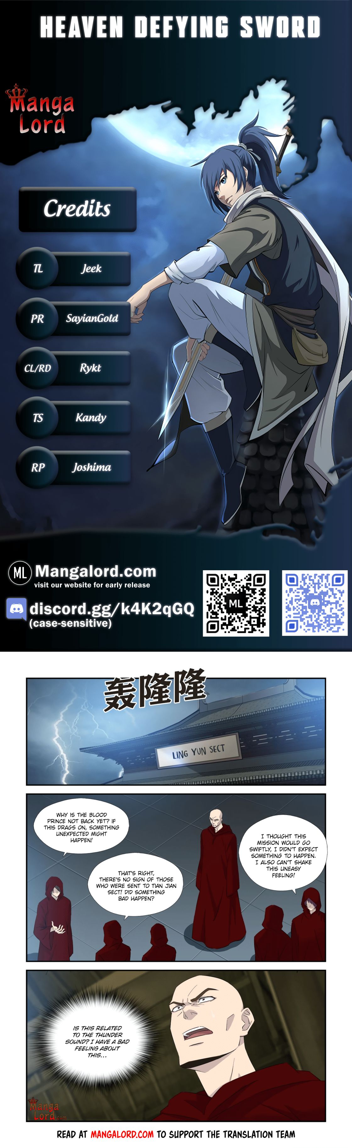 Heaven Defying Sword chapter 337 page 1