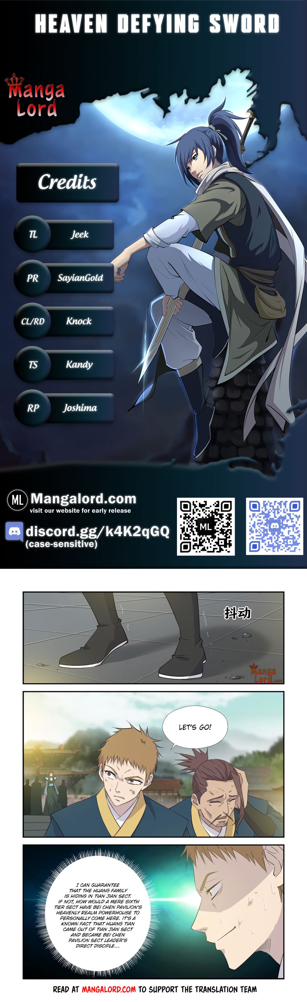 Heaven Defying Sword chapter 351 page 1