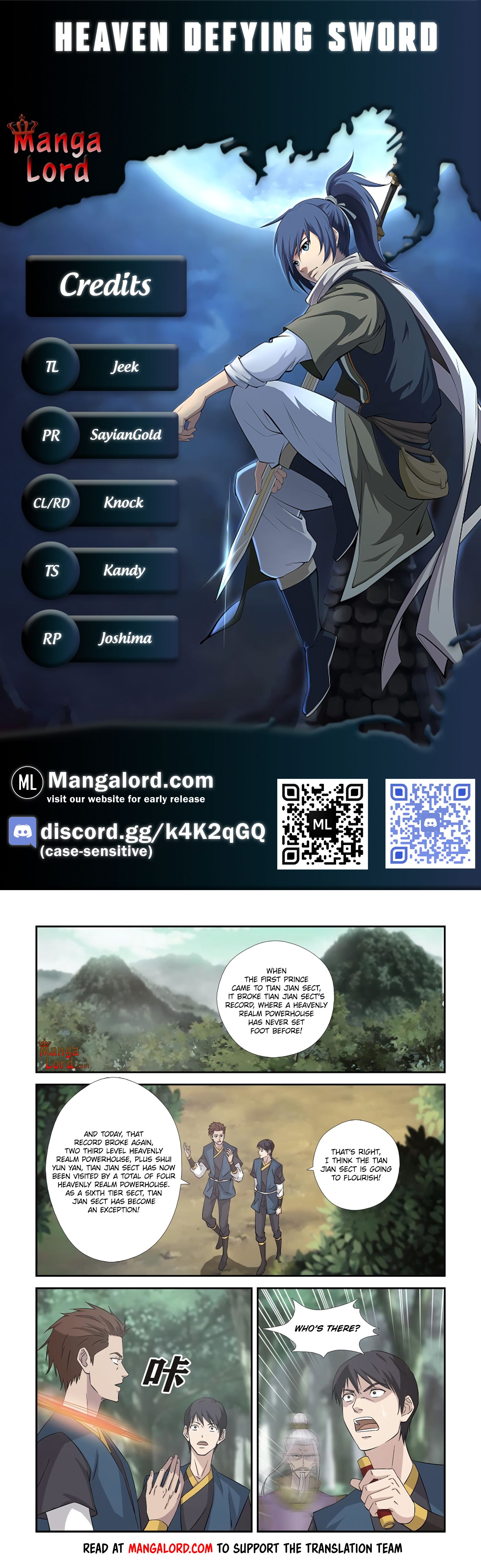 Heaven Defying Sword chapter 352 page 1