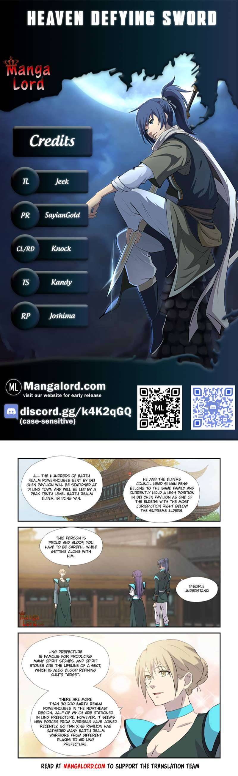 Heaven Defying Sword chapter 374 page 1