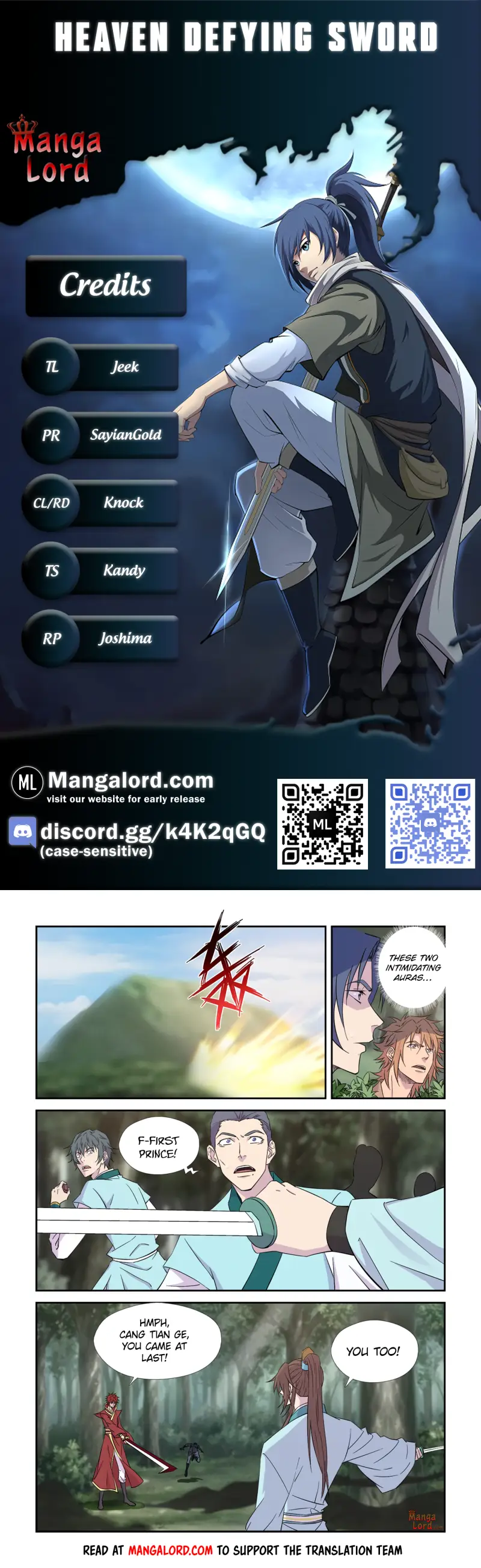 Heaven Defying Sword chapter 444 page 1