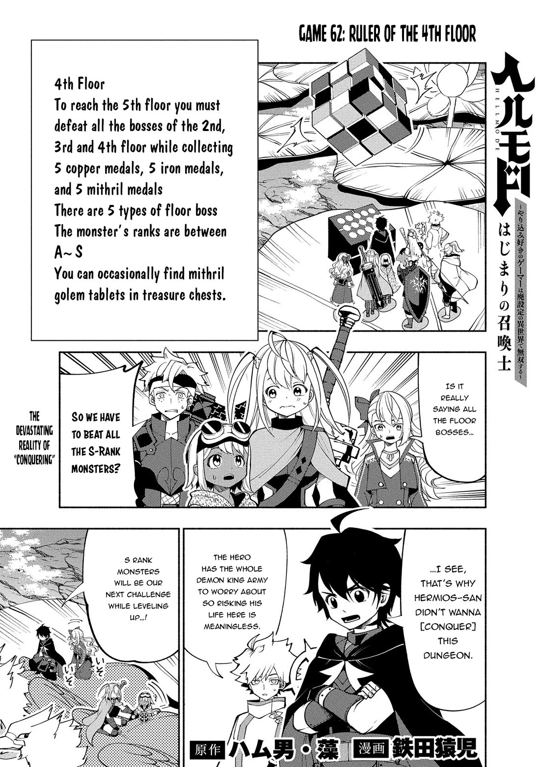 Hell Mode: Yarikomi Suki no Gamer wa Hai Settei no Isekai de Musou Suru chapter 62 page 2