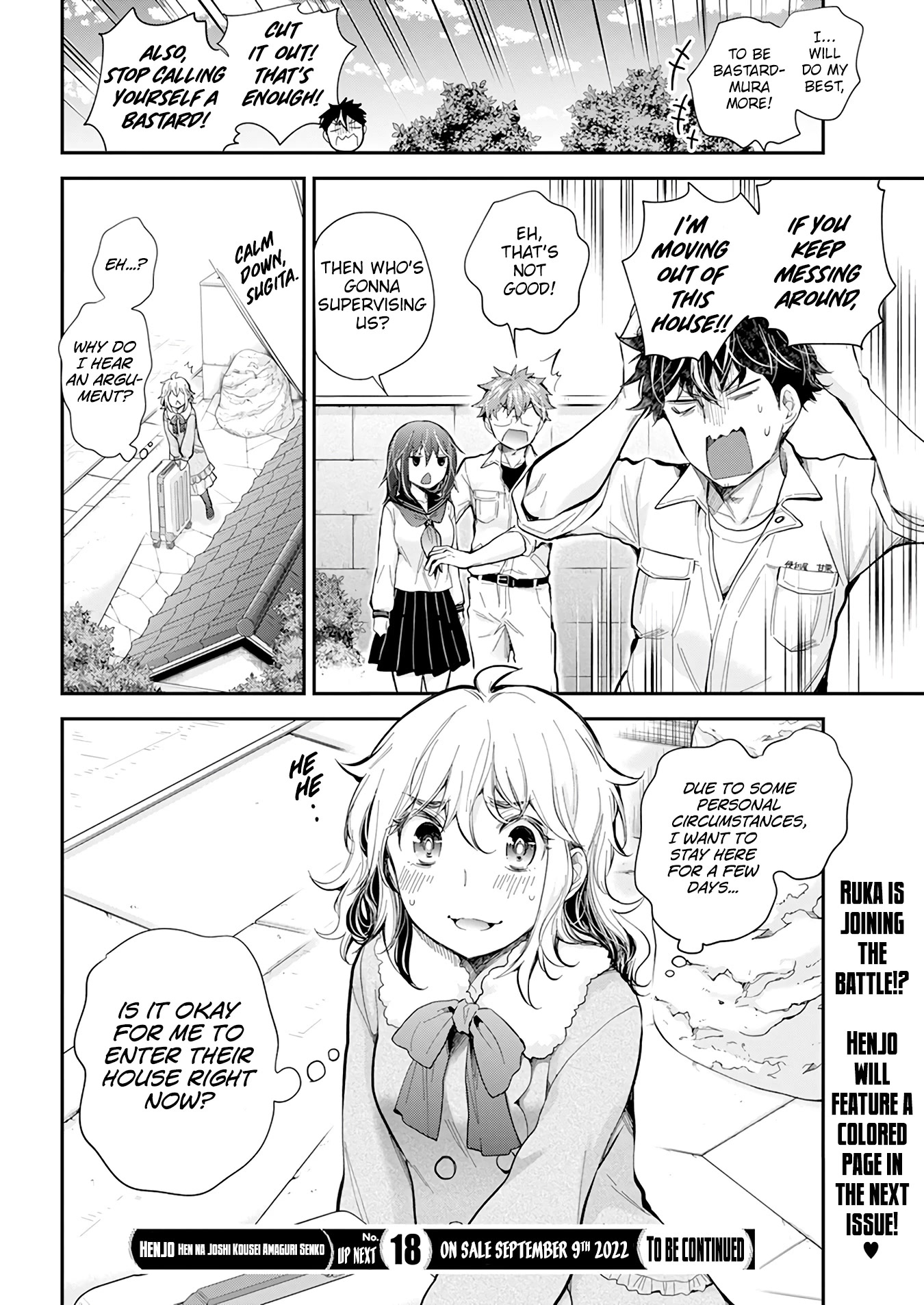 Henjo - Hen na Joshi Kousei Amaguri Senko chapter 108 page 22