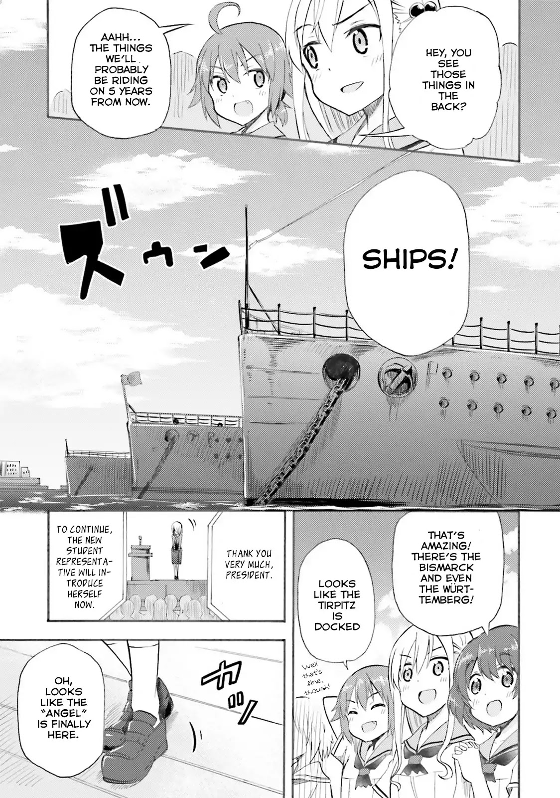 High School Fleet: Loreley no Otome-tachi chapter 1 page 12