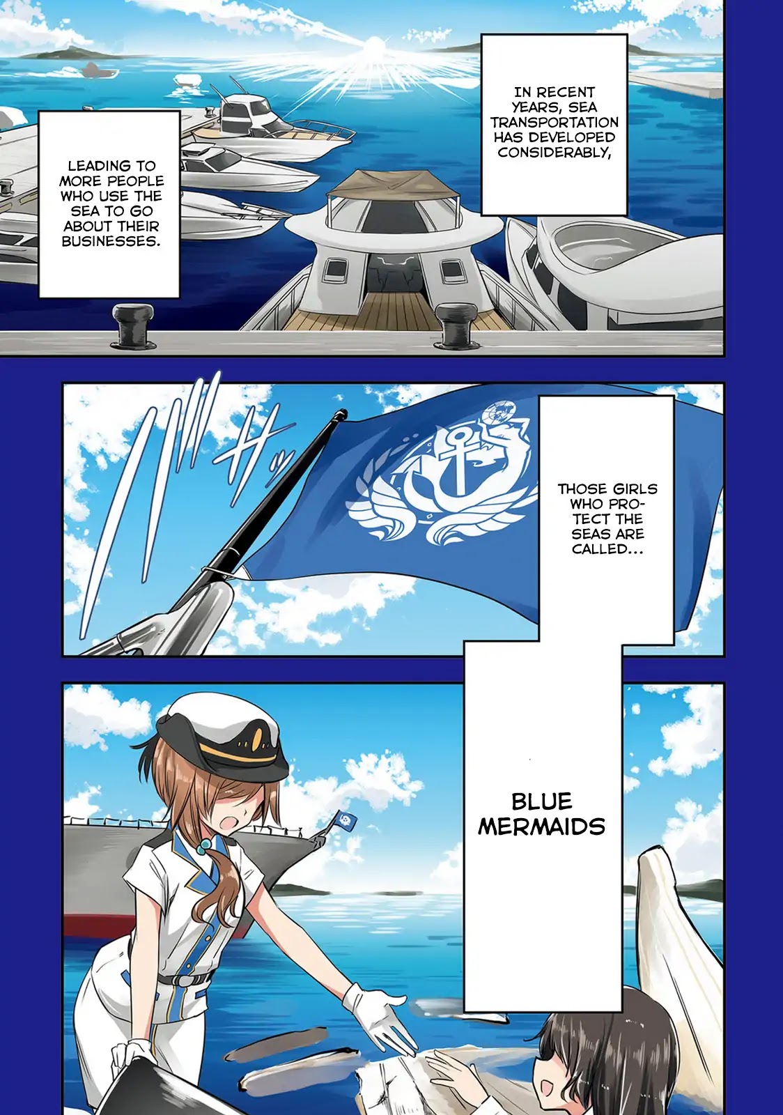 High School Fleet: Loreley no Otome-tachi chapter 1 page 2