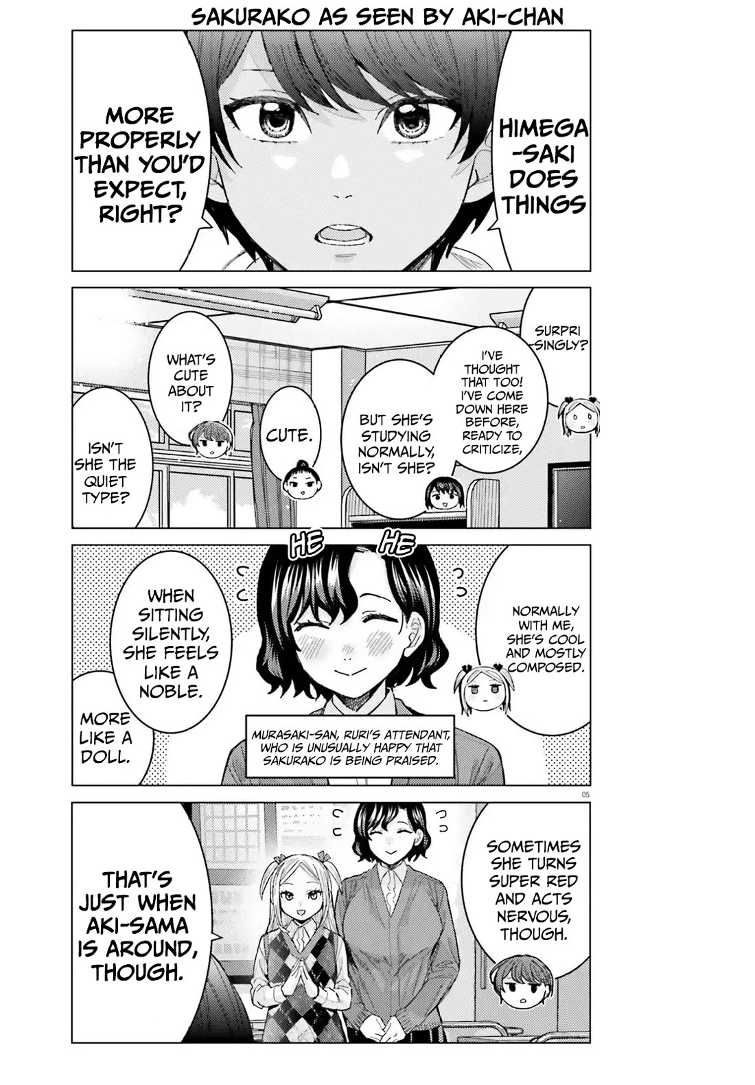 Himegasaki Sakurako wa Kyoumo Fubin Kawaii! chapter 52 page 6