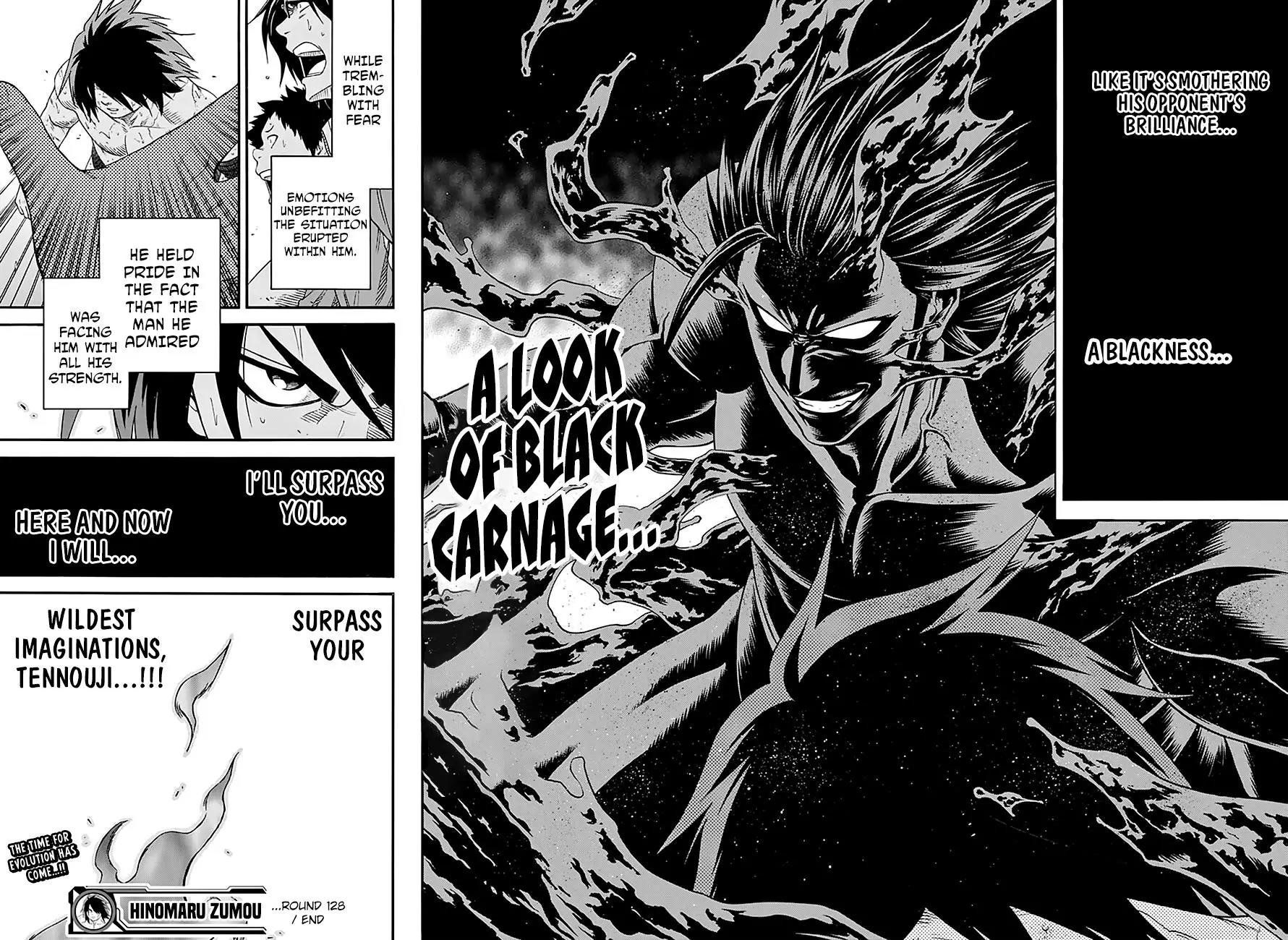 Hinomaru Zumou chapter 128 page 17