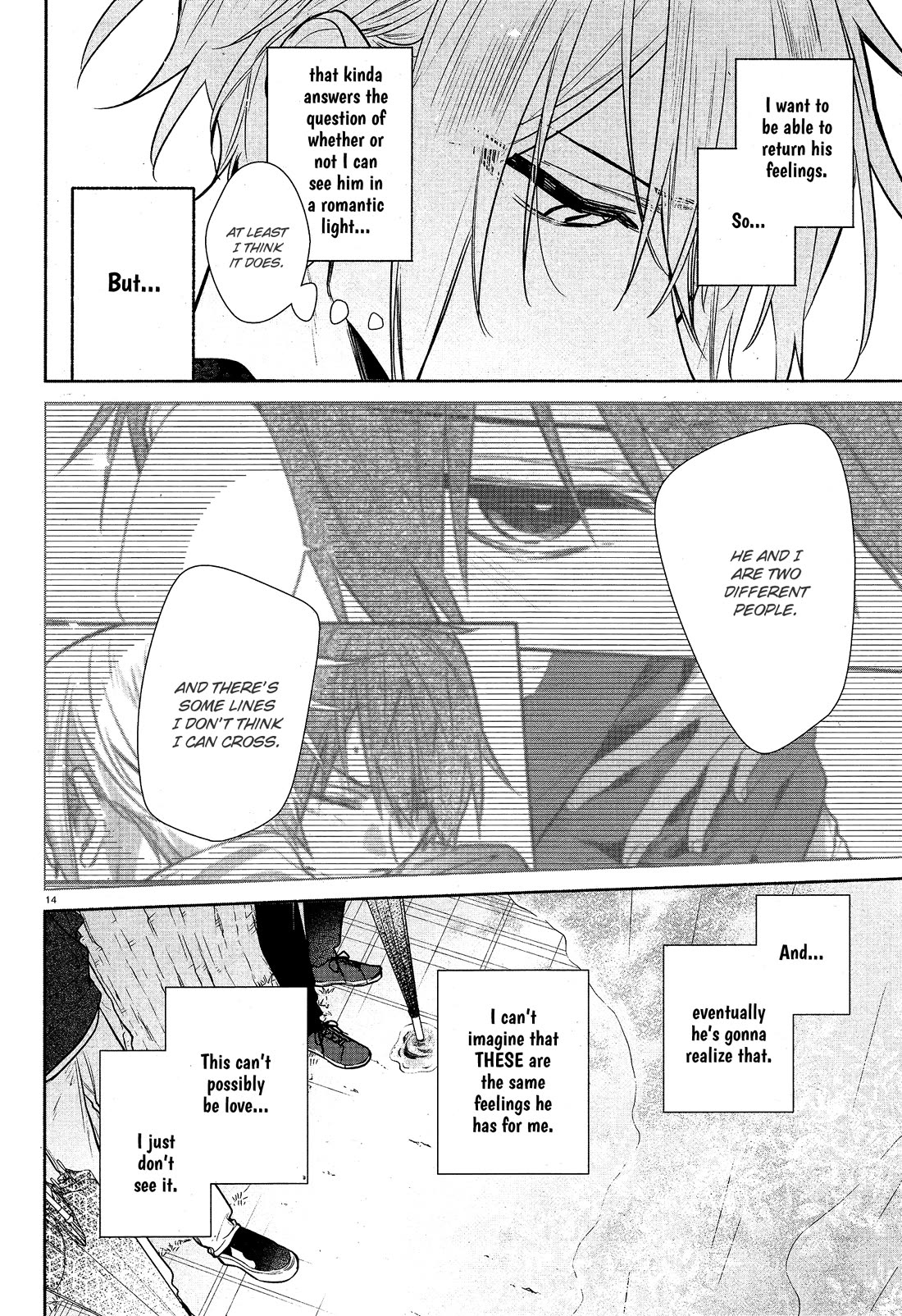 Hirano to Kagiura chapter 29 page 14