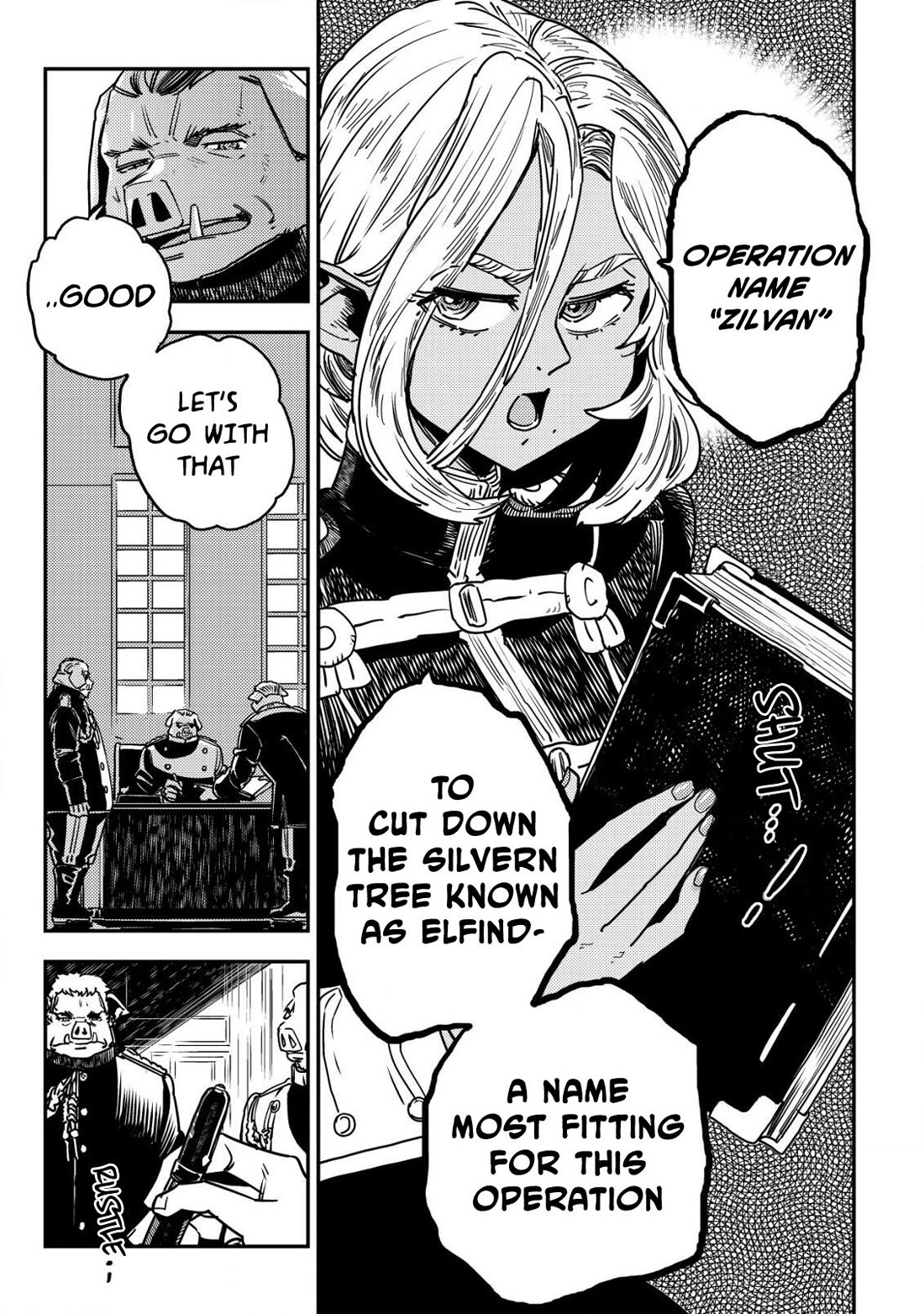 History of the Kingdom of the Orcsen: How the Barbarian Orcish Nation Came to Burn Down the Peaceful Elfland chapter 10 page 4