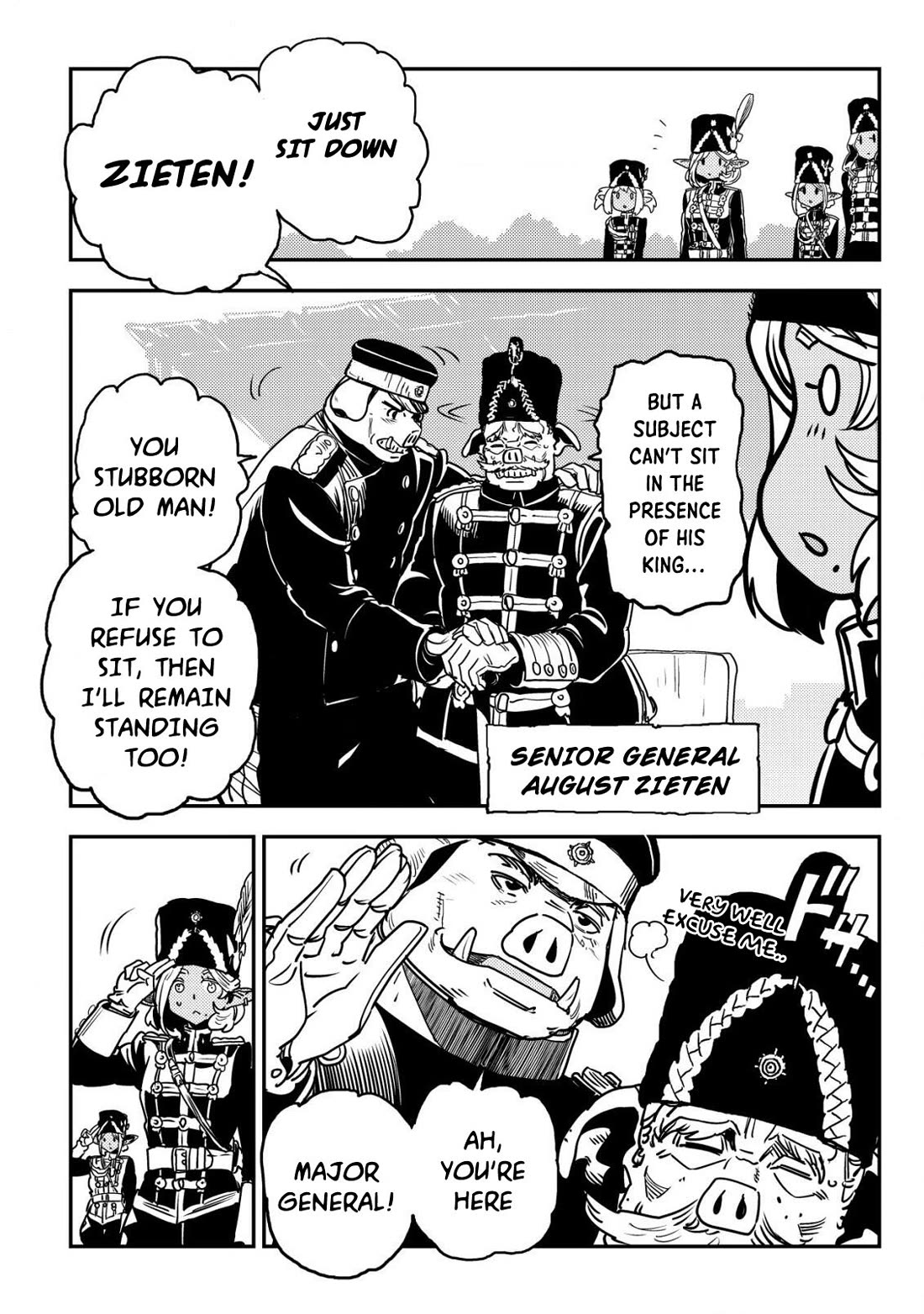 History of the Kingdom of the Orcsen: How the Barbarian Orcish Nation Came to Burn Down the Peaceful Elfland chapter 10 page 47