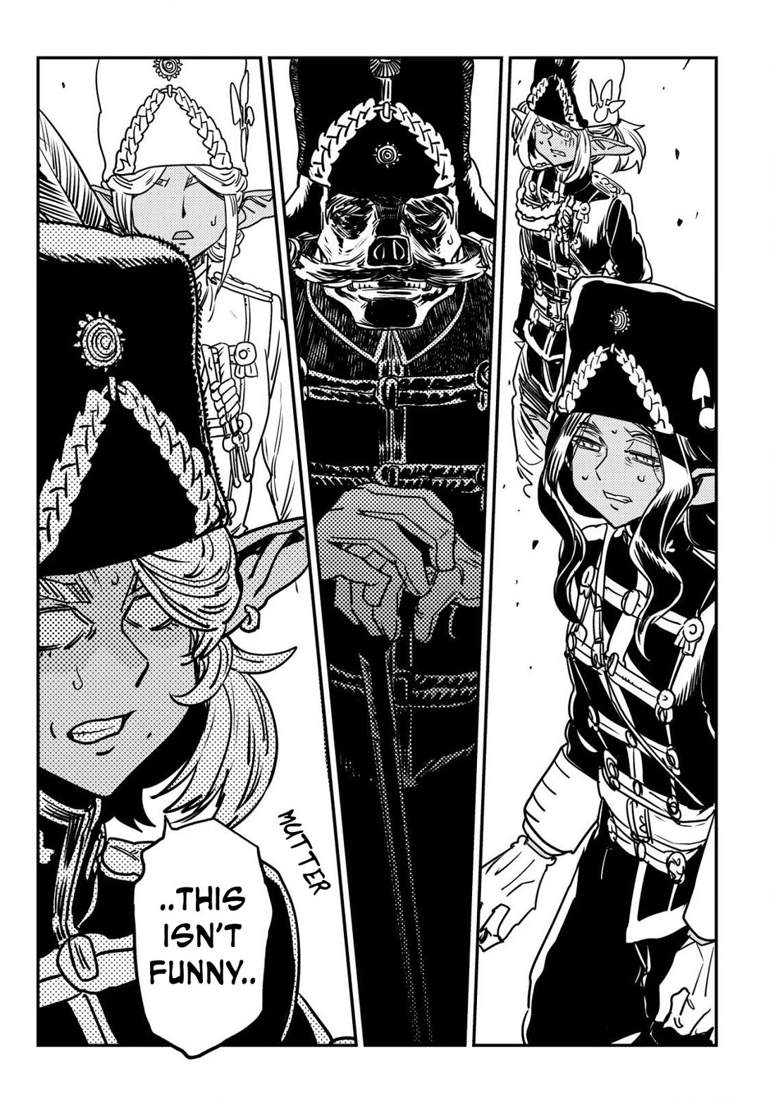 History of the Kingdom of the Orcsen: How the Barbarian Orcish Nation Came to Burn Down the Peaceful Elfland chapter 10 page 54