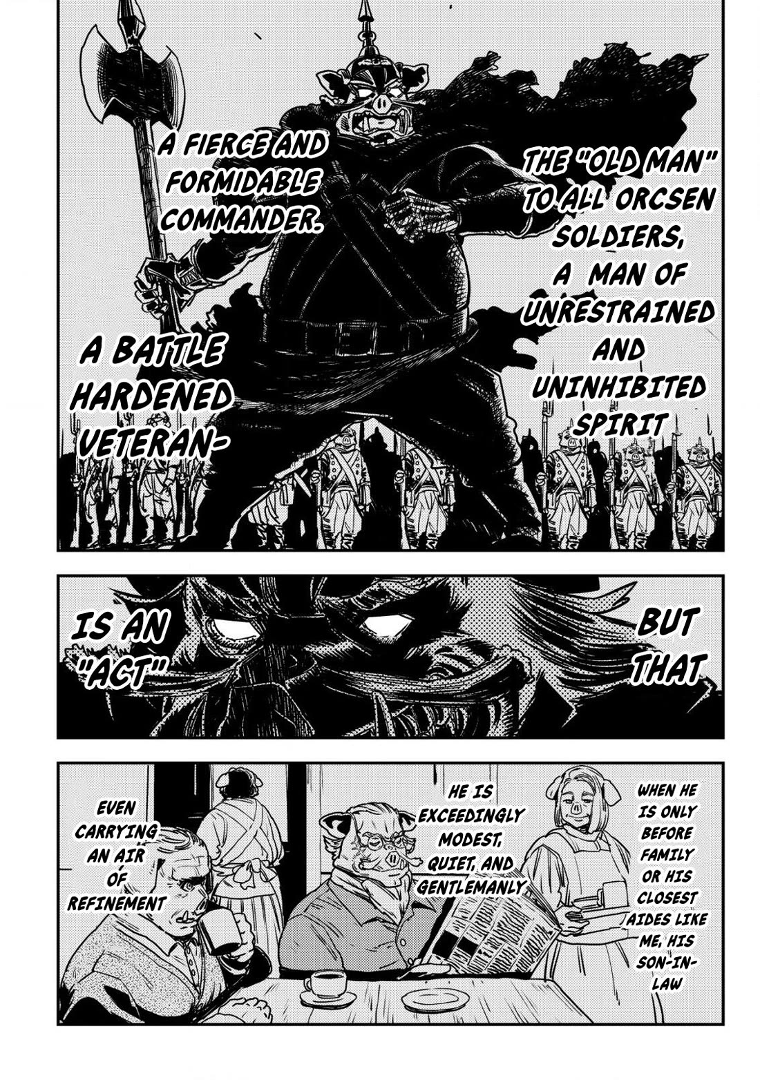 History of the Kingdom of the Orcsen: How the Barbarian Orcish Nation Came to Burn Down the Peaceful Elfland chapter 10 page 9