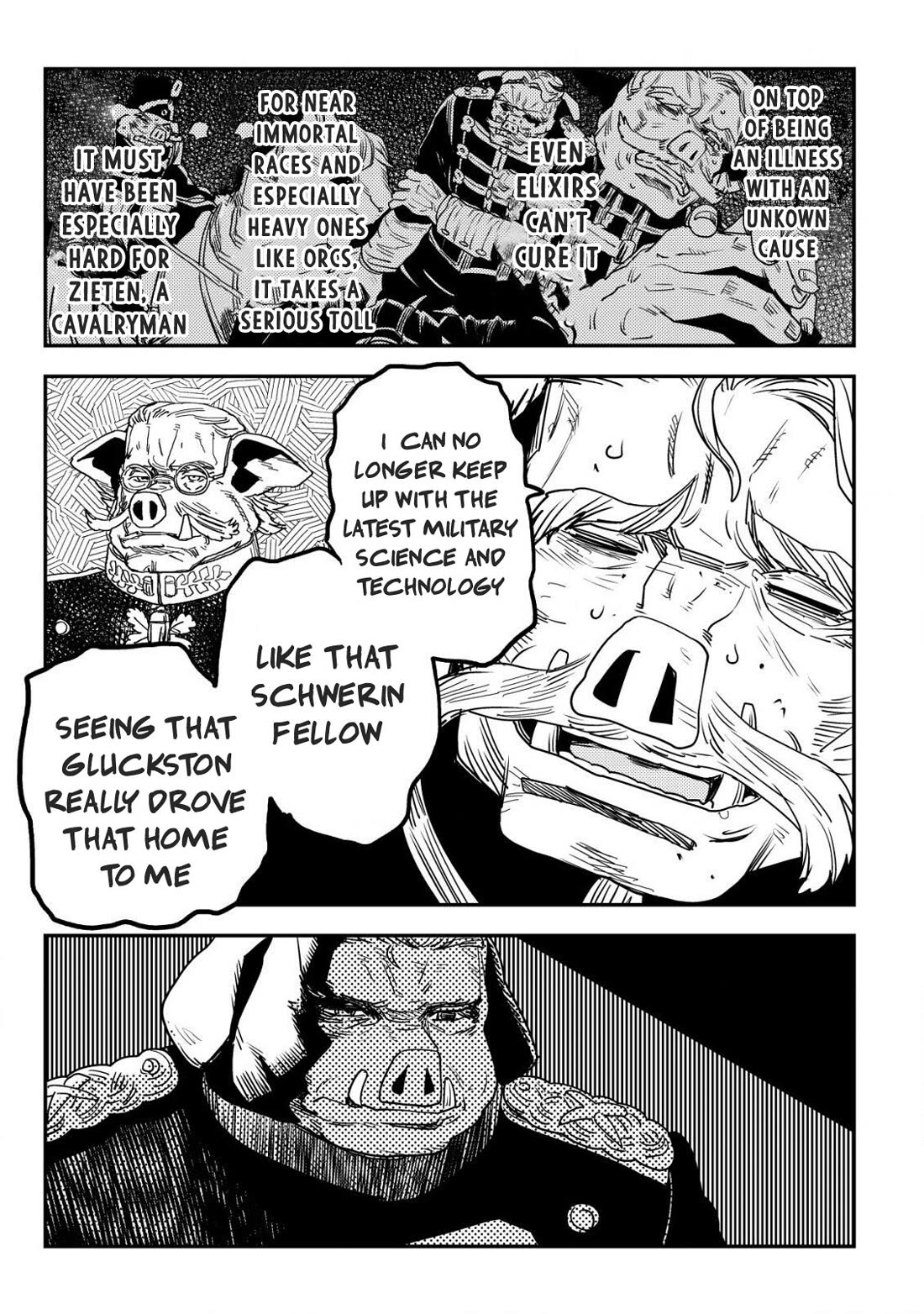 History of the Kingdom of the Orcsen: How the Barbarian Orcish Nation Came to Burn Down the Peaceful Elfland chapter 11 page 14