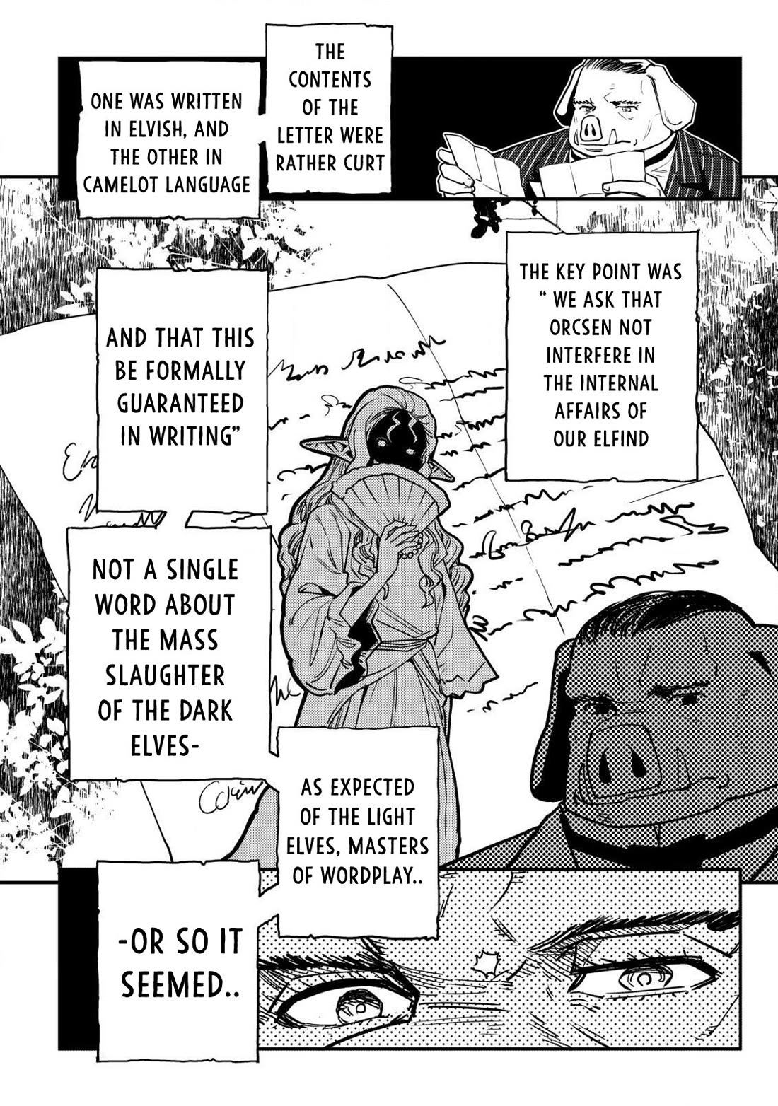 History of the Kingdom of the Orcsen: How the Barbarian Orcish Nation Came to Burn Down the Peaceful Elfland chapter 11 page 47