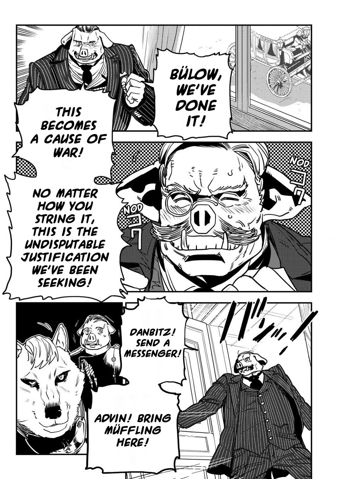 History of the Kingdom of the Orcsen: How the Barbarian Orcish Nation Came to Burn Down the Peaceful Elfland chapter 11 page 54