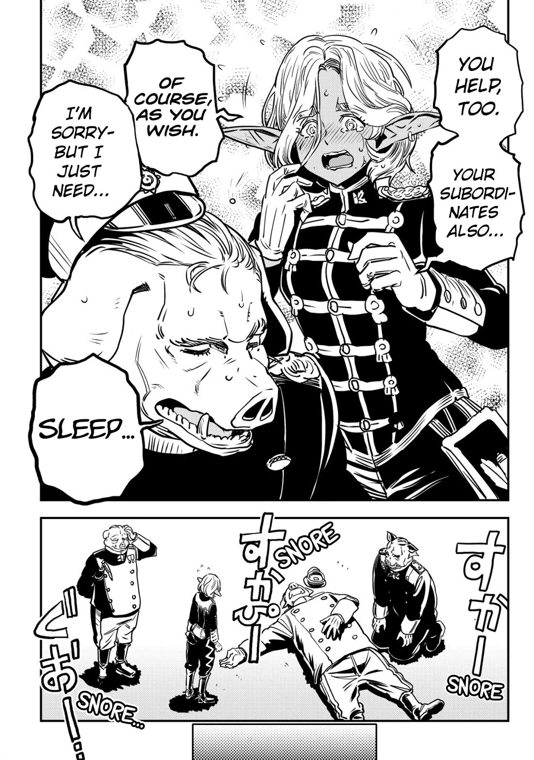 History of the Kingdom of the Orcsen: How the Barbarian Orcish Nation Came to Burn Down the Peaceful Elfland chapter 5 page 43