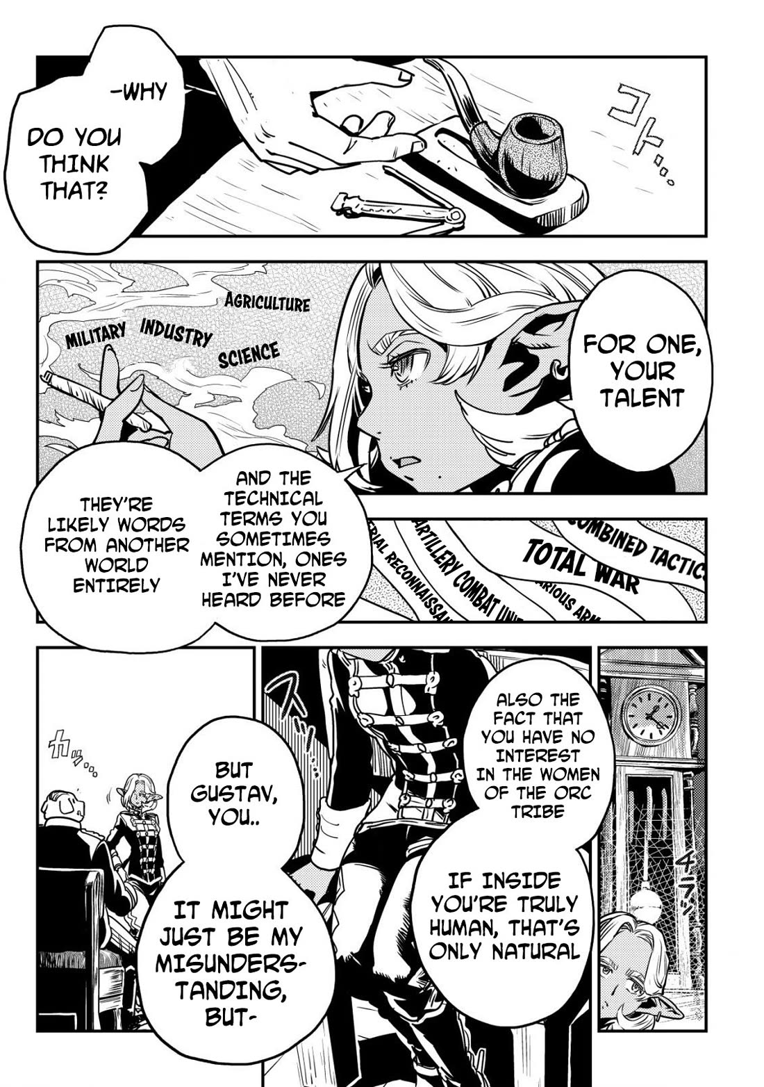 History of the Kingdom of the Orcsen: How the Barbarian Orcish Nation Came to Burn Down the Peaceful Elfland chapter 6 page 38