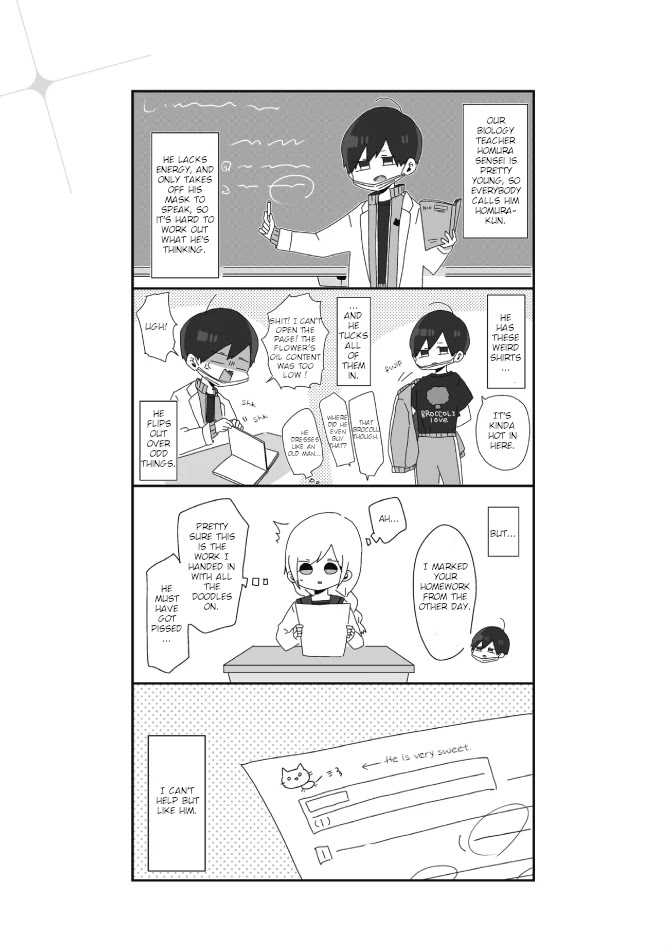 Homura Sensei is probably unpopular chapter 1 page 2