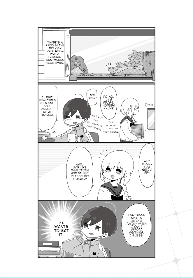 Homura Sensei is probably unpopular chapter 1 page 3