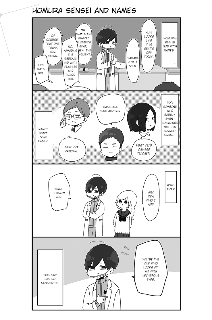 Homura Sensei is probably unpopular chapter 2 page 1