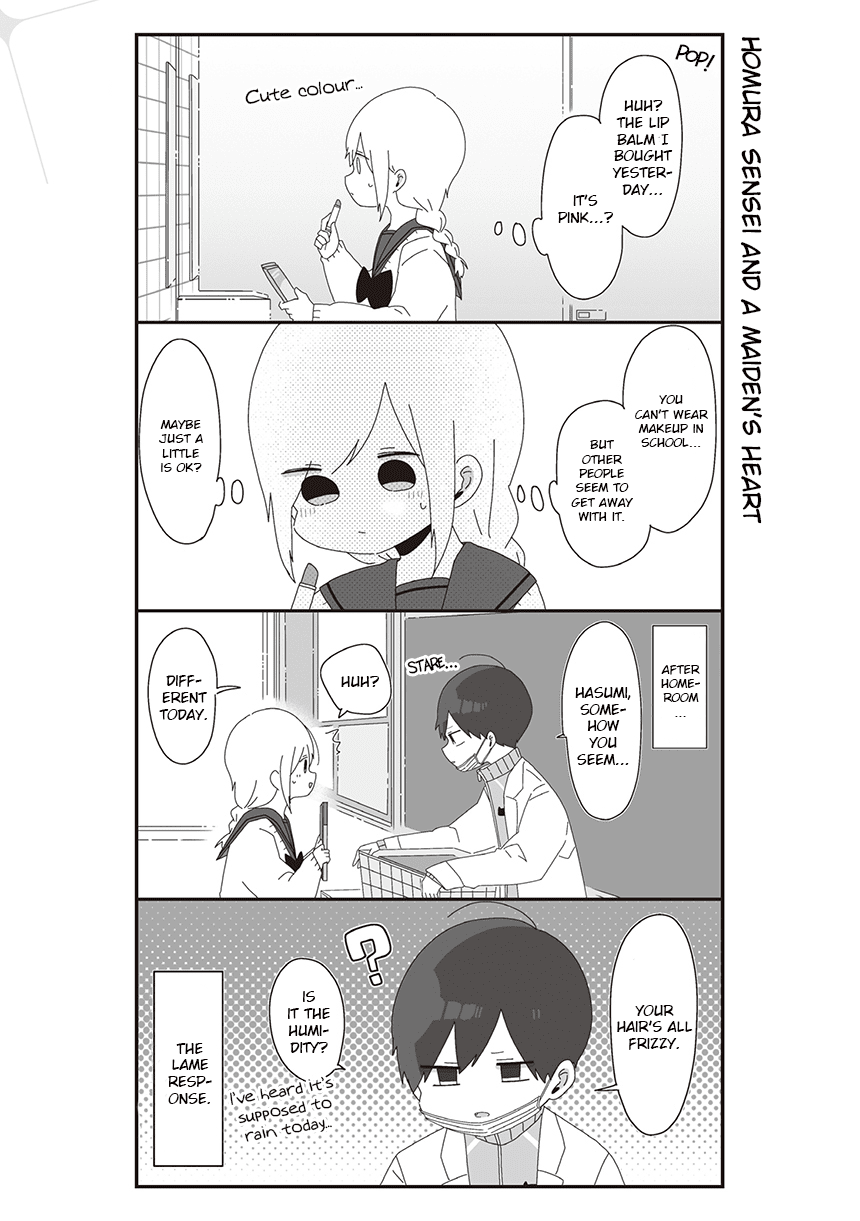 Homura Sensei is probably unpopular chapter 42 page 1