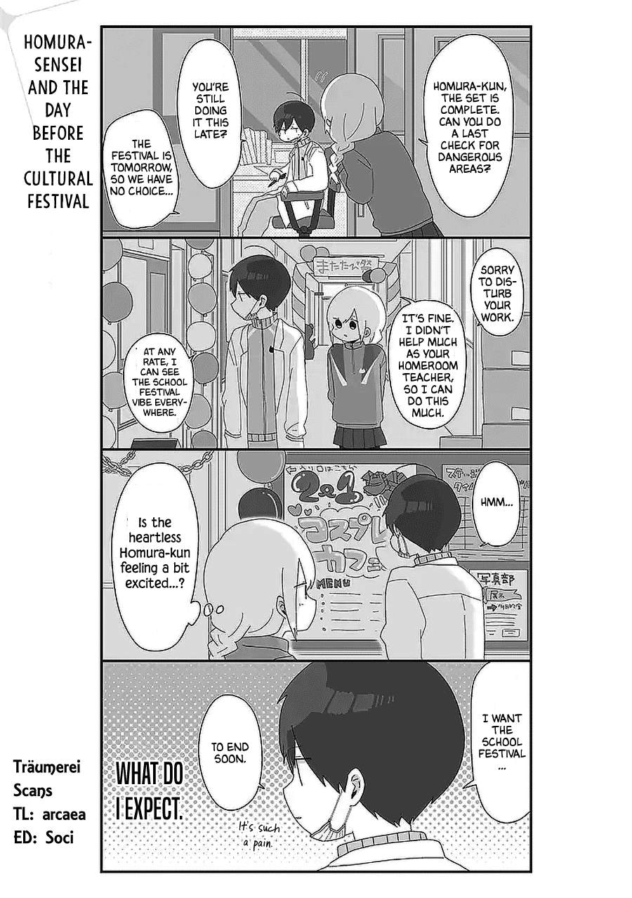 Homura Sensei is probably unpopular chapter 50 page 1